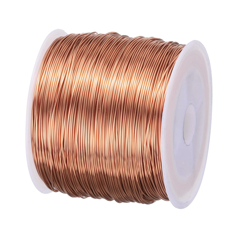 MECCANIXITY 0.5mm Magnet Wire 328ft Enameled Copper Wire Enameled Magnet Winding Wire Coil 200g 155C for Transformers Inductors