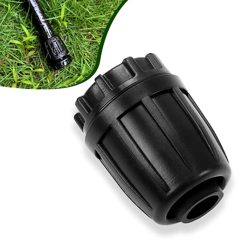 [Australia - AusPower] - 10 Pack 1/2 Inch Drip Irrigation Fittings End Caps for 1/2 Inch Drip Irrigation Tubing (0.52" ID x 0.60"-0.63" OD), Anti-Drop 1/2'' Drip Line Barbed Locked End Plugs Nuts Connectors 10PCS 1/2" Drip Irrigation Tubing End Caps 
