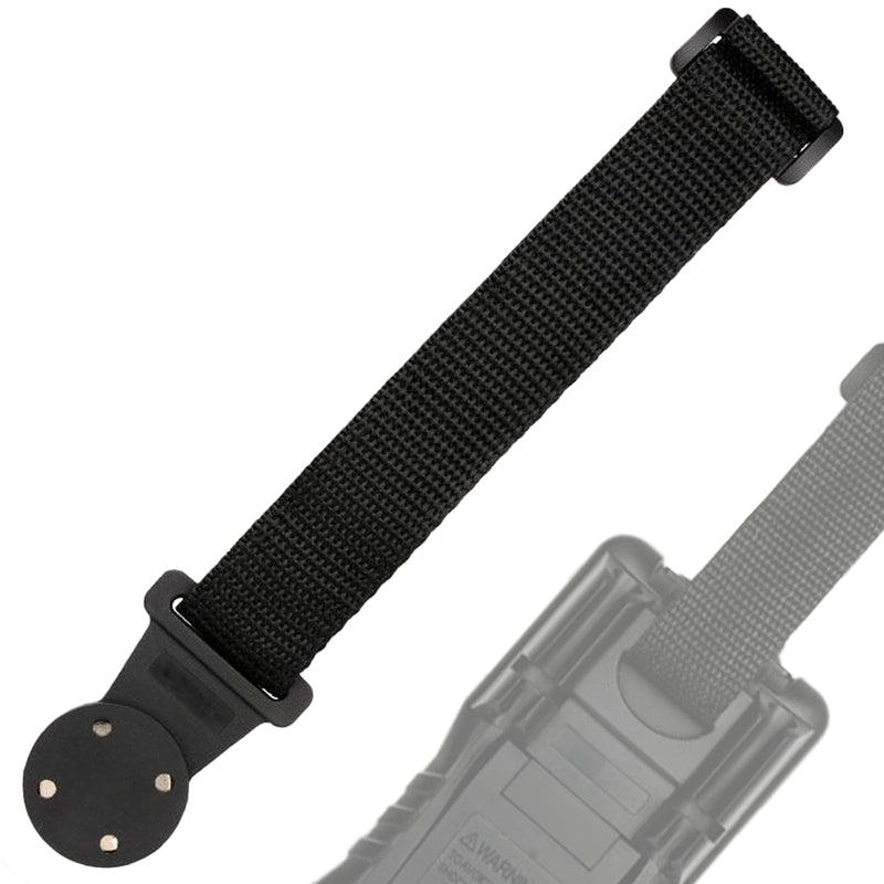 [Australia - AusPower] - Multimeter Magnetic Hanging Strap,Multifunctional Magnetic Strap Kit for Fluke Digital Multimeter,1 Straps, 1 Magnetic Hanger,Magnetic Hanger for Testo and UNI-T Multimeters(Black) 