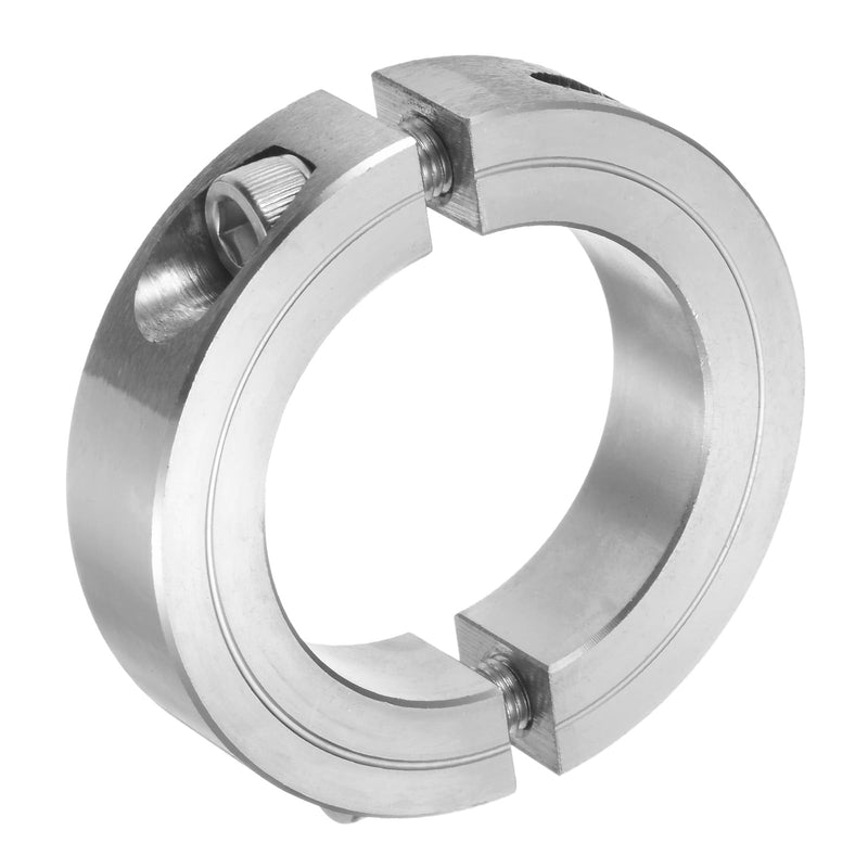 [Australia - AusPower] - uxcell Double Split Clamp-On Shaft Collar for 1-7/8" Shaft, Two-Piece Clamping Collar, 2-7/8" OD, 11/16" Thick, 304 Stainless Steel Axle Collar Clamp, Set Screw Style 