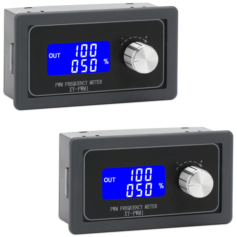 [Australia - AusPower] - DROK Frequency Generator Pack of 2, DC 3.3V-30V 5-30mA 1Hz-150kHz Adjustable Output PWM Pulse Duty Cycle Square Wave Function Signal Generator Module 