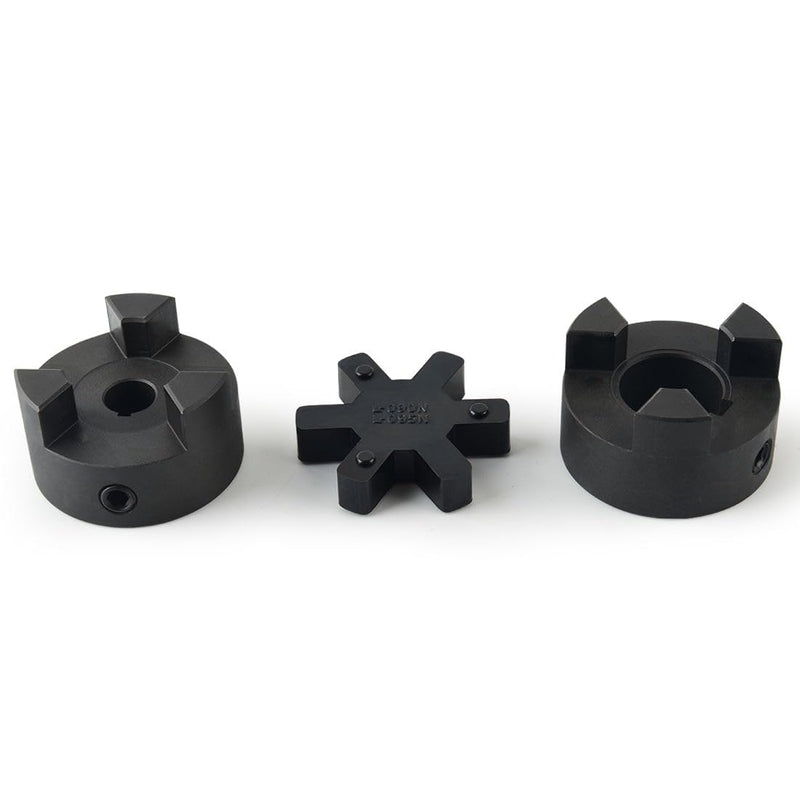 1/2" to 1" L090 3-Piece L-Jaw Coupling Set & Buna-N NBR Rubber Spider for Log Wood Splitter