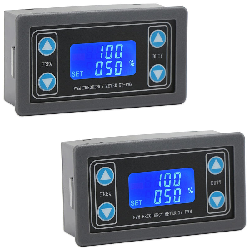 [Australia - AusPower] - DROK Signal Generator 2pcs, DC 3.3-30V Function Generator 5-30mA LCD Display PWM Pulse Frequency Duty Cycle Rectangular Wave Square Wave Signal Generator 2 
