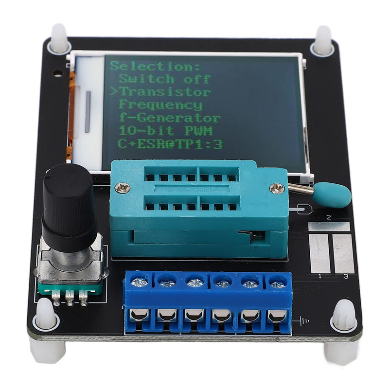 [Australia - AusPower] - flexman Transistor Tester, GM8A DC 5V Mosfet Transistor Capacitor Tester with 1.77 TFT Color Screen, 1~1MHz Capacitance Inductance Volt Frequency Meter (English Full Version) English Full Version 