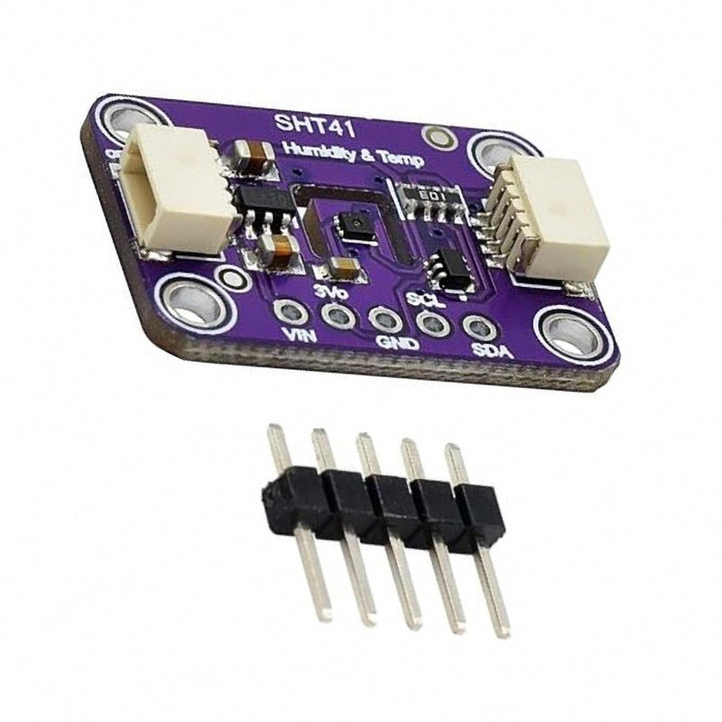 [Australia - AusPower] - 1 pcs SHT41 T/H Sensor for QWIIC Interface Temperature and Humidity Sensor Module SHT41 Temperature Humidity Sensor Module IIC I2C 3.3V-5V Compatible with Stemma QT Qwiic 