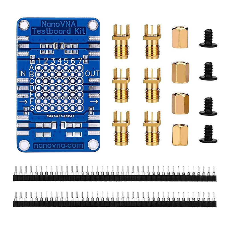 [Australia - AusPower] - Seesii NanoVNA Vector Network Analyzer Test Board Kit for NanoVNA NanoVNA-F NanoVNA-H NanoVNA-H4 Network Analysis Test Board Demo Board 