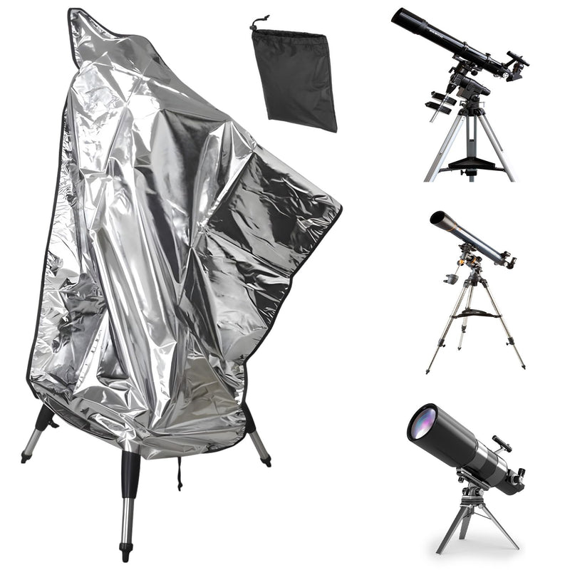 Telescopic Cover 120 x 160 cm with Storage Bag | Waterproof Outdoor Protective Cover for Telescopes, Telescope Dust Cover, Telescope Protective Cover, Dustproof, Windproof