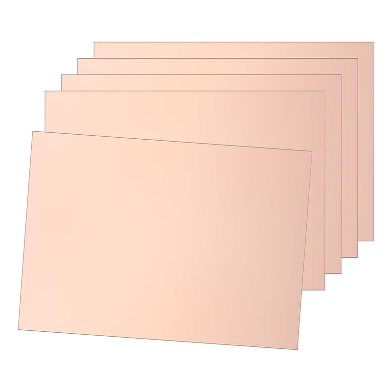 [Australia - AusPower] - 5 Pcs FR4 Copper Clad Laminate PCB Circuit Board, 100x70mm 3.93x2.76 inch Single Sided PCB Circuit Board, 1.5mm Thickness DIY Prototyping PCB Board 3.93"x2.76" 