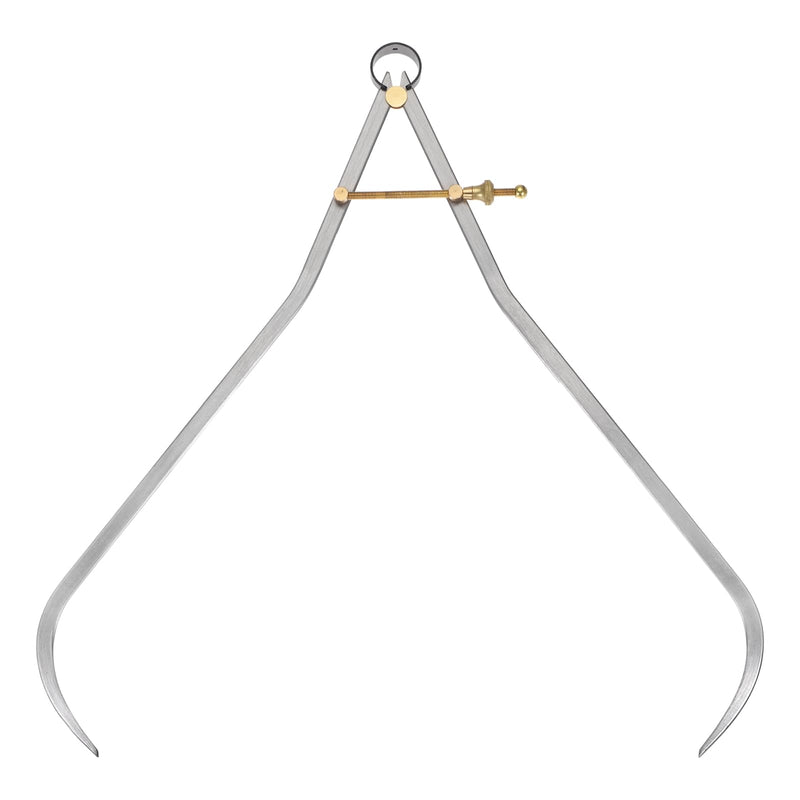 [Australia - AusPower] - Spring Joint Caliper - [16 Inch] Carbon Steel Spring Outside Caliper with Brass Fulcrum for Metalworking Drawing Use, Hardened Points 16 Inch 