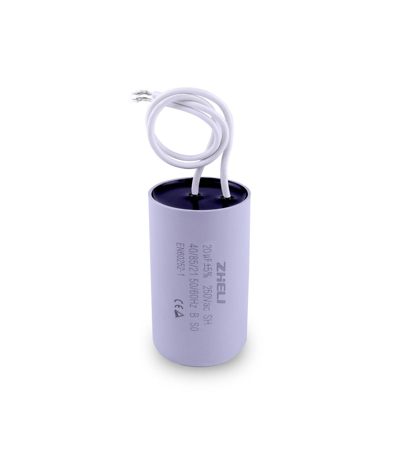 [Australia - AusPower] - CBB60 20uF Motor Start Run Capacitor MFD 250VAC 50/60hz Cylindrical（20uF 