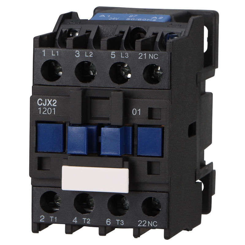 Wengart Industrial Contactor CJX2-1201, AC24V 3NO1NC Ie12A An Important Part of Industrial Control Systems 1NC_AC24V