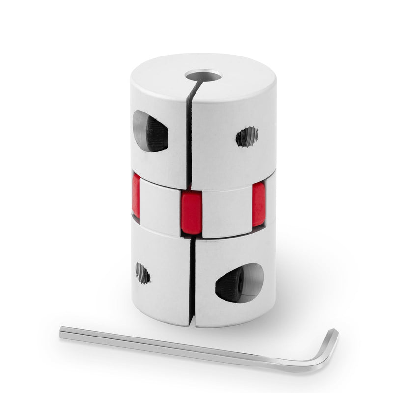 [Australia - AusPower] - XIKE 1PC D40 L65 8mm to 9.525mm Aluminum Shaft Coupling, Flexible Spider Coupling 8x9.525mm Connector Flexible Coupler for 3D Printer CNC Machine and Servo Stepped Motor 8mmx9.525mmx1 industrial products 