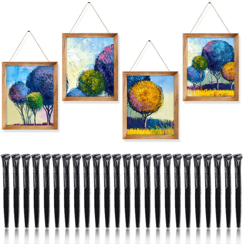 [Australia - AusPower] - 25 Pcs Antique Head Nails Decorative Antique Black Nail Railroad Spike Iron Nails for Hanging Handmade Project(2 Inch) 2 Inch 