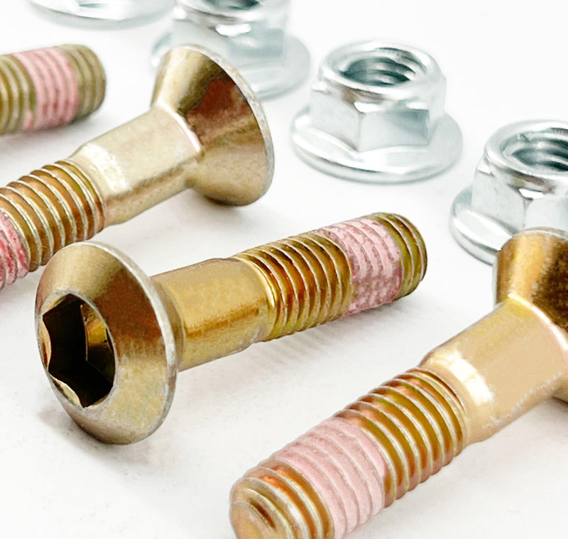 [Australia - AusPower] - SPECBOLT Gold Long 34mm M8x34 Rear Sprocket Bolts Fits: Honda YAM Kawasaki Suzuki CR CRF XR KX KDX RM RMX DR DR-Z YZ IT TTR 