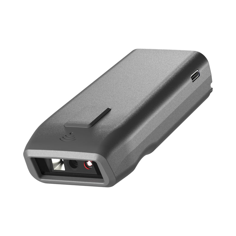 [Australia - AusPower] - NetumScan Mini QR Bluetooth Barcode Scanner, 3-in-1 Automatic 1D 2D Wireless Barcode Reader for Inventory, Small Bar Code Scanner for POS, Computer, Tablet, iPhone, iPad, iOS, Android 1D&2D 