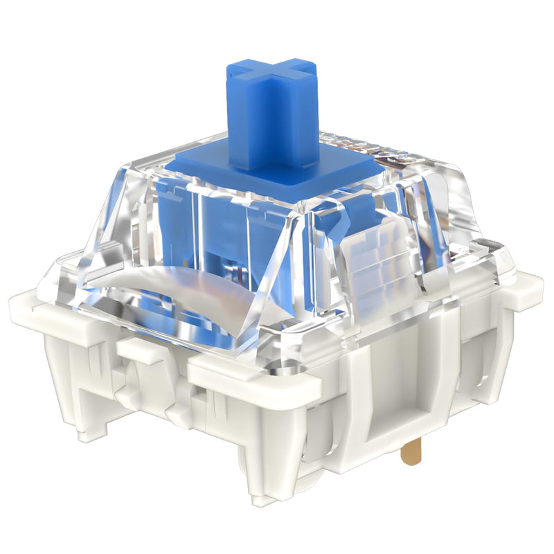 [Australia - AusPower] - Gateron G Pro 3.0 Blue Switches for Mechanical Keyboard,3-Pin 60gf Clicky/Pre-Lubed/Pin-Enhanced Switches(90pcs,Blue) 90pcs 