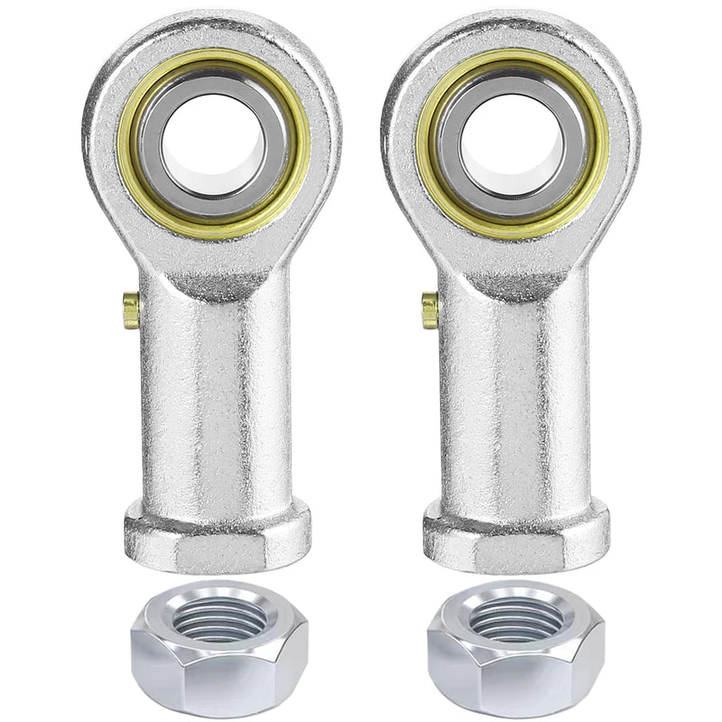 [Australia - AusPower] - 2pcs Rod end Bearing 1/2 inch bore Pre-Lubricated 1/2-20 Female Thread Right Hand Heim Joint with Jam Nuts 