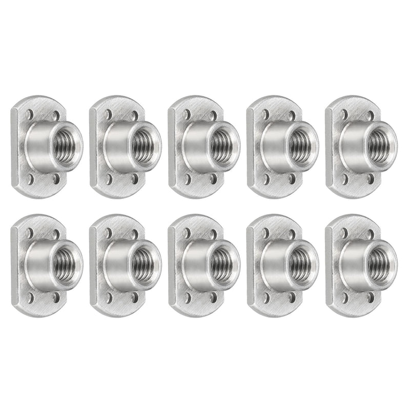 [Australia - AusPower] - Spot Weld Nuts (M8 x 1.25mm) 10Pcs, Carbon Steel Double Tab Fastener Nut - for Building Industrial M8 x 1.25mm 10 