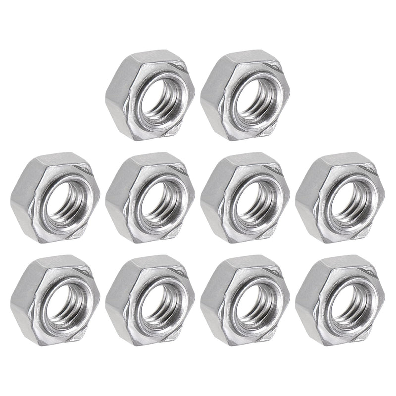 [Australia - AusPower] - METALLIXITY Hex Weld Nuts Steel (5/16-18Thread Size) 20Pcs, Carbon Steel Hexagonal Nuts - for Machinery Industry, Home Furniture Repair 5/16-18 20 