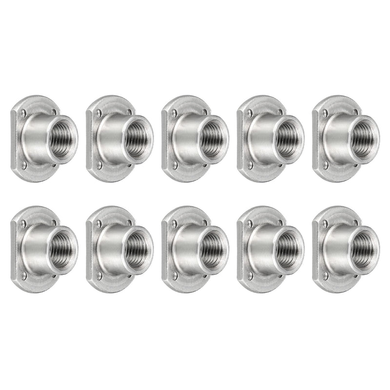 [Australia - AusPower] - Spot Weld Nuts (7/16-20) 10Pcs, Carbon Steel Double Tab Fastener Nut - for Building Industrial 