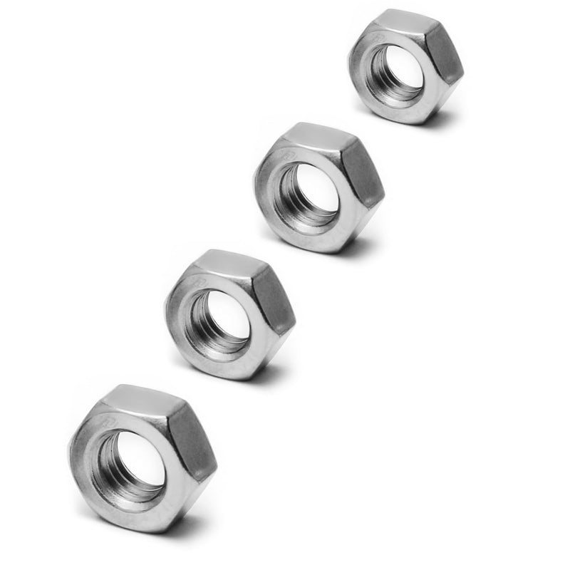 [Australia - AusPower] - 25pcs M8-1.25 Hex Nut, Stainless Steel 304, Hex Drive, Metric M8 Nuts Fasteners, Replacement Nut, Right Hand, M8-1.25mm Hexagonal Nut 