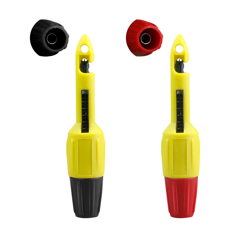 [Australia - AusPower] - 2 PCS Wire Piercing Probe, Multimeter Probes, Insulation Piercing Clip Set for Voltage, Voltmeter, Thermometer Testing 