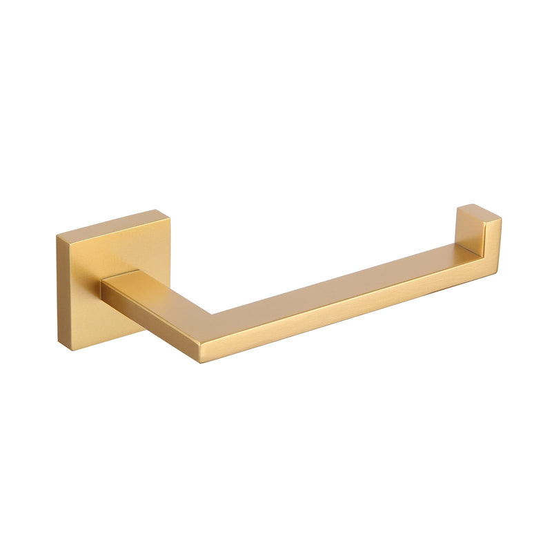 GERZWY Gold Bathroom Toilet Paper Holder Stainless Steel Tissue Paper Roll Holder Wall Mount IG1805-BE