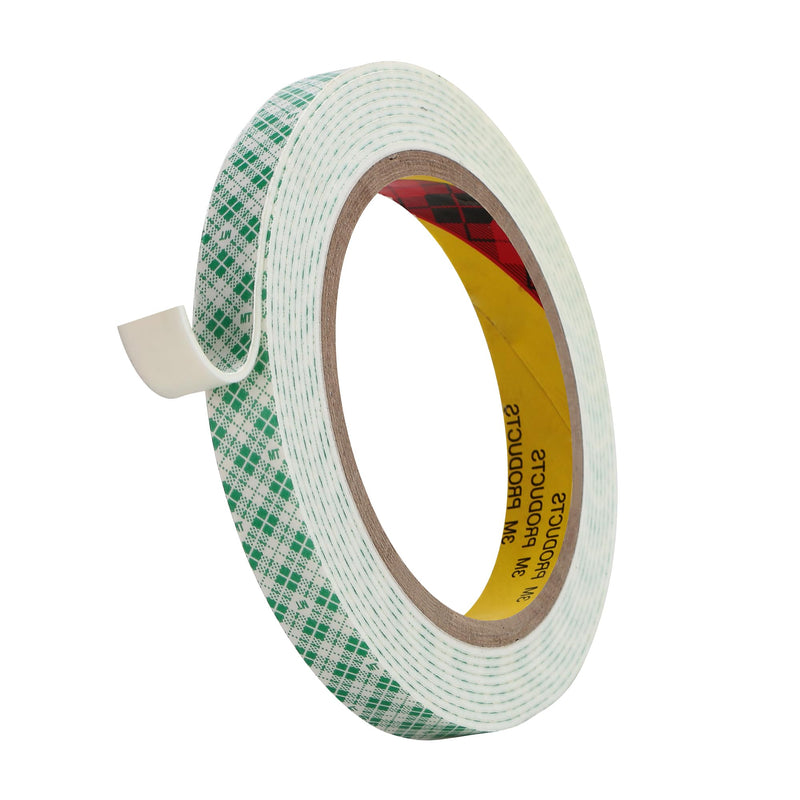 [Australia - AusPower] - 3M Double Sided Foam Tape 4026 0.5in x 10ft 0.06" 1 Pack Thick White Double Coated Urethane Strong Adhesion Polyurethane Tape for Bonding Attaching Mounting Interior Signage Nameplates DIY Card 0.5" x 10Ft 