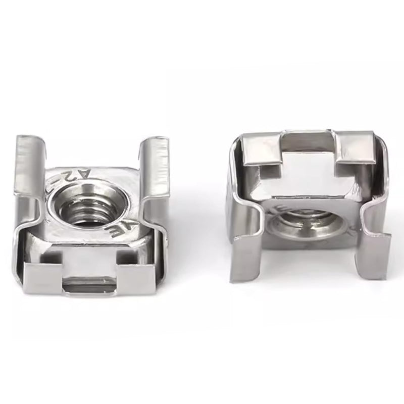 [Australia - AusPower] - M6 Cage Nuts, Stainless Steel 18-8 (304) M6-1.0 Cage Nuts, Pack of 20 