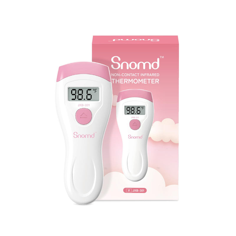 [Australia - AusPower] - Non-Touch Forehead Thermometer, Digital 2-in-1 Infrared Thermometer for Adults, Kids, and Babies with Fever Alarm, Instant Reading, Medical-Grade Accuracy 