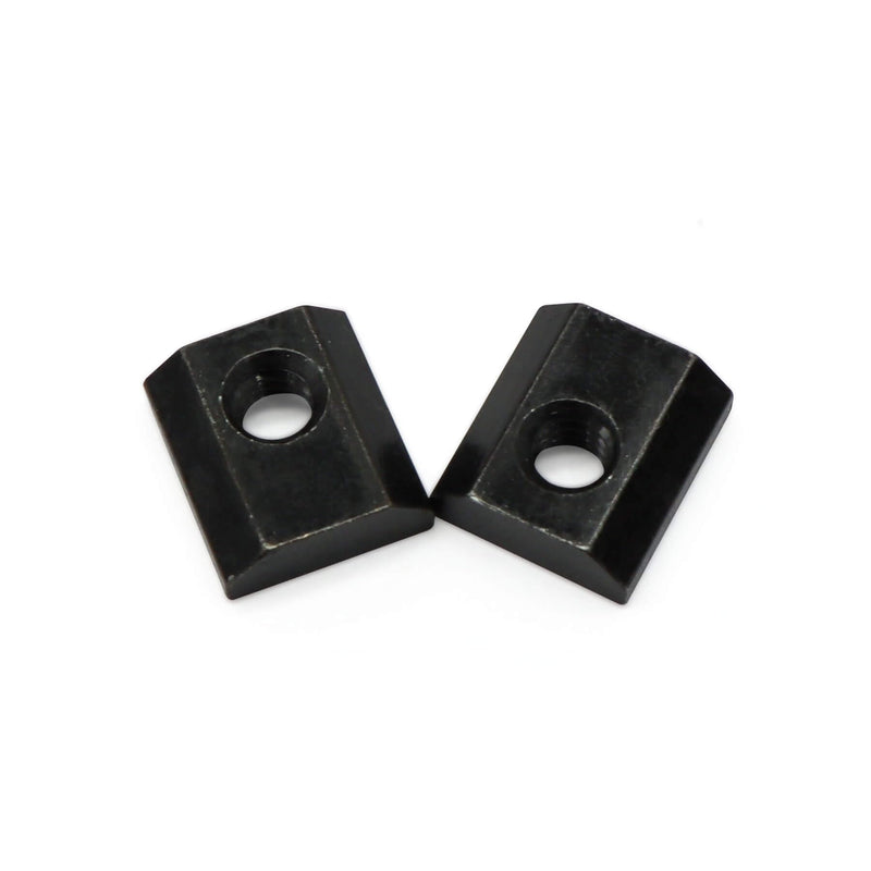 [Australia - AusPower] - 1/4"-20 Slide in Economy T-Nut for T Slot Track, Applicable for 15 Series or 1.5'' Base Aluminum Extrusion, 20 Pieces, Black 1/4"-20 