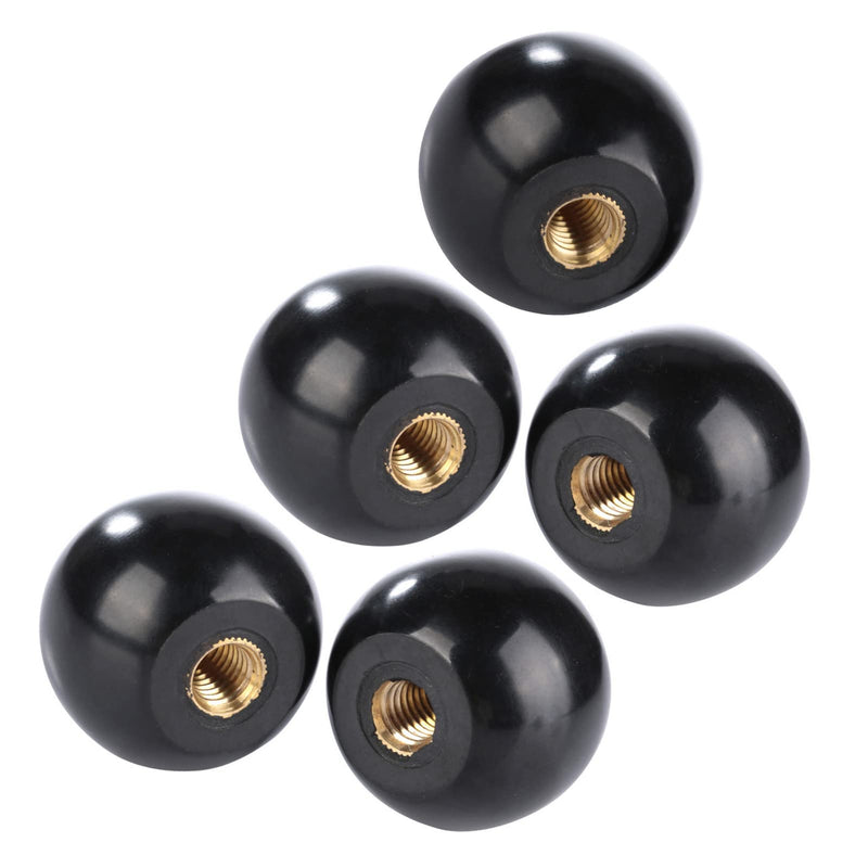[Australia - AusPower] - 5pcs Round Lever Knob Ball Lever Knob M8 Machine Handles and Knobs Machine Tool Replacement M8*32, NOENNULLgrshafdx45 