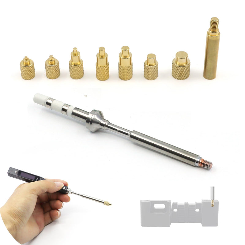 [Australia - AusPower] - NovelLife Heat Set Insert Tool Hot Melt Brass Knurled Nut Embedded Insertion Tip Adapter Kit 3D Printed Parts Install for TS100 TS101 Pine64 936 Soldering Iron (Heat Set Insert Tool) 