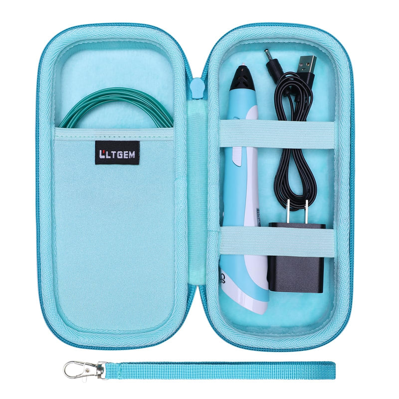 [Australia - AusPower] - LTGEM Hard Travel Carrying Case for SCRIB3D P1 / Advanced 3D Printing Pen and Filament(Inside: 7.9" x 3.2" x 1"), Case Only 