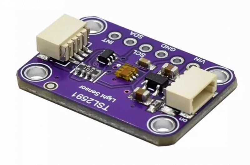[Australia - AusPower] - 1pcs TSL2591 Digital Light Sensor Breakout Module High Dynamic Digital Optical Sensor Module I2C High Range Optical Sensor 3.3V-5V for QWIIC with Connection Terminals 