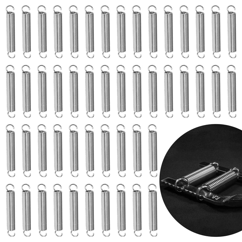 [Australia - AusPower] - 50PCS Extension Spring - Stainless Steel Extension Springs with Hook Ends - 1/4" x 1-1/2" - Ideal for Various Applications - Durable and Reliable Small Springs 