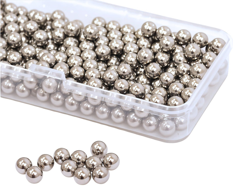 [Australia - AusPower] - Hartem - Paint Mixing Balls | Stainless Steel Precision Balls for Mixing Model Paints| 5.5 mm (0.22 inch) Small Ball Bearings 250 pcs - Prevents Sedimentation, Nail Polish, Decanter Cleaning Beads 