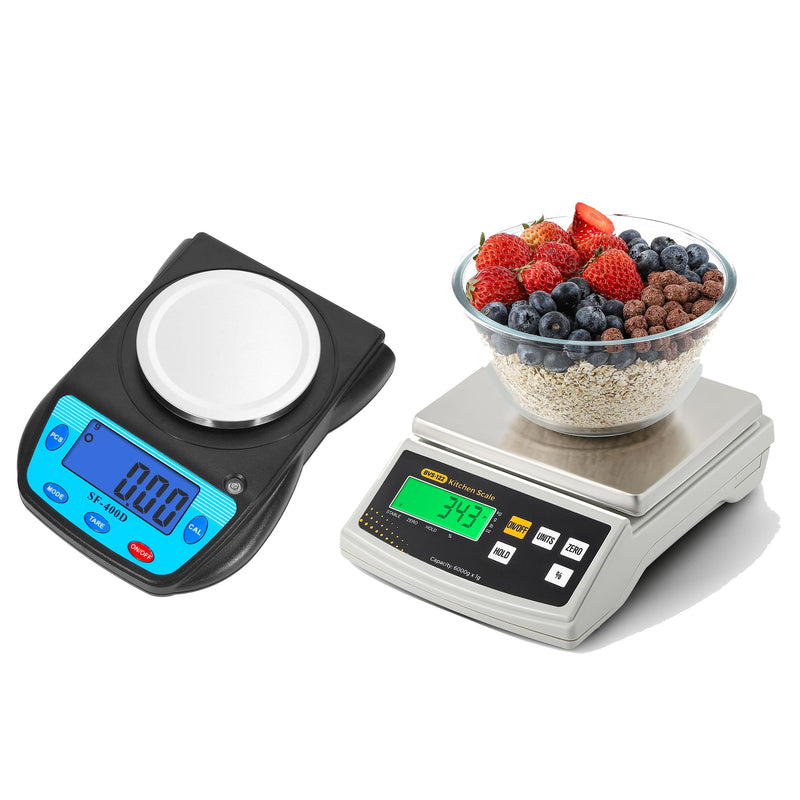[Australia - AusPower] - 600g, 0.01g Lab Scale and 6kg, 1g Kitchen Scale 