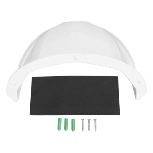 ‌Universal Security Camera Cover - Sun Rain for Outdoor Dome/Cameras, Weatherproof Protective Roof (White)