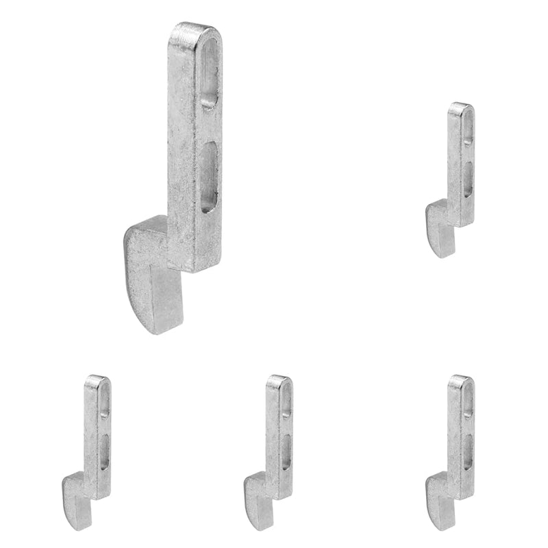 Prime-Line A 127 Sliding Screen Door Keeper, Diecast, Adjustment Slots, Screws Included (10 Pack) 1/4 in. (Pack of 5)