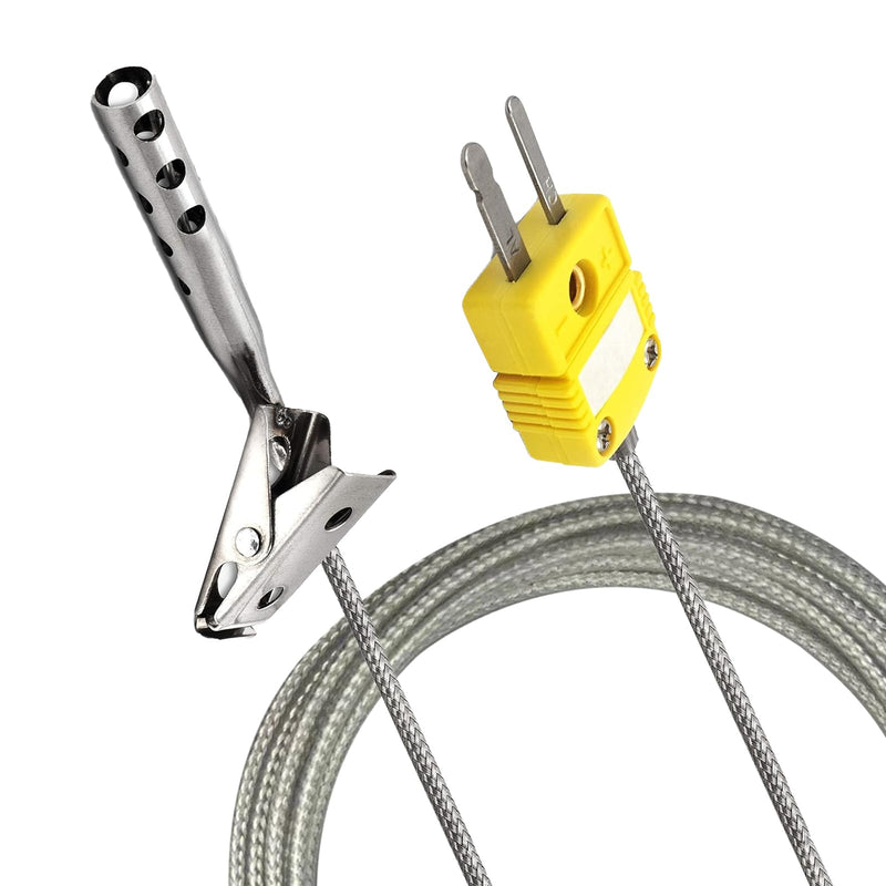 [Australia - AusPower] - TL3163K K Type Thermocouple Temperature Sensor Probe Stainless Steel k-Type thermocouple Probe Range from -40℉ to 850℉ k Type air Probe 