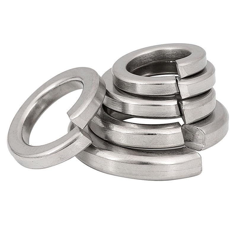 [Australia - AusPower] - 3/8" Split Lock Washer, 18-8 (304) Stainless Steel Spring Lock Washer 50PCS by DYFOL 