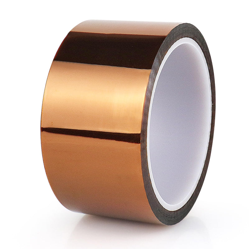 [Australia - AusPower] - BOMEI PACK Polyimide Tape, 1 Pack High-Temperature Resistant Tape 2inch x 33m(108ft), No Residue Heat-Resistant Tape for Electric Task, 3D Printing, Soldering, Sublimation, Masking 
