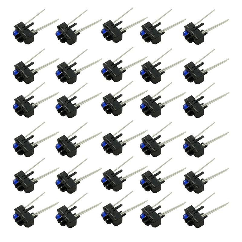 [Australia - AusPower] - TCRT5000 Photoelectric Sensors Reflective Optical Sensor with Transistor Output Infrared 950nm 5V 3A for Tracking and Obstacle Avoidance Car (Pack of 30PCS) 