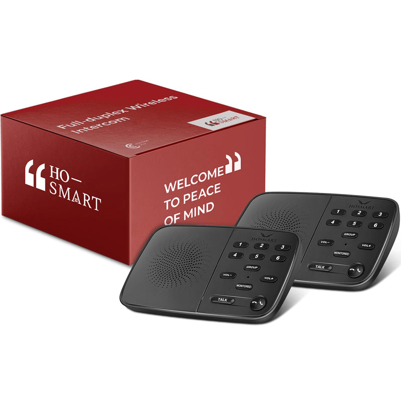 [Australia - AusPower] - Hosmart UltraSpeak Pro Intercoms Wireless for Home, 2024 Two-Way Real-time Intercom Full Duplex Wireless Intercom System for Home Use, House Intercom System for Business with 1200 Feet Range 2 stations 