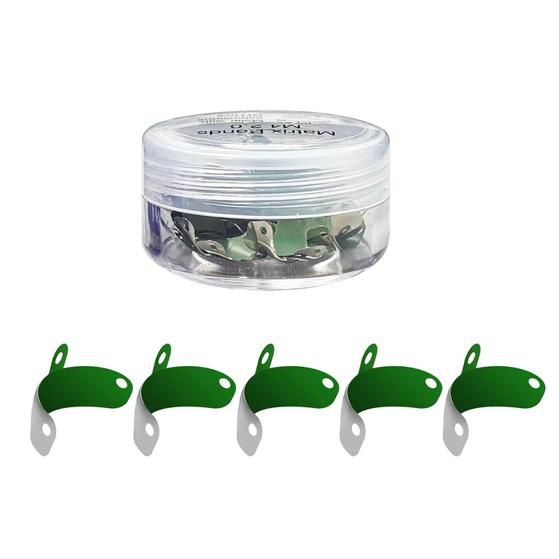 [Australia - AusPower] - Dental Sectional Matrix Bands, Metal Matrix Bands with PTFE Non-Stick Coating Elastic, Dental Sectional Contoured Matrices for Tooth Repair kit. (M4 PTFE 5.5mm) M4 PTFE 5.5mm 