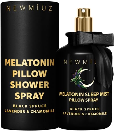 Deep Sleep Pillow Spray Lavender Chamomile Essential Oil Aromatherapy Mist for Sleep Relaxation Calming Stress Relief Bedtime Shower Spray Luxury Gift