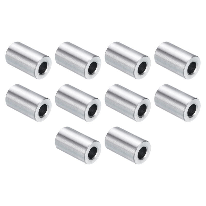 [Australia - AusPower] - uxcell 10pcs Stainless Steel Spacer 5/16" Bore x 5/8" OD x 1" Length Screw Standoff Bushing Plain Finish Round Metal Spacer for 5/16 Screws Bolts and Rods 5/16" x 5/8" x 1" 