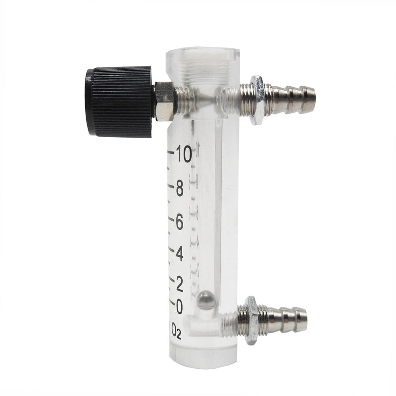 [Australia - AusPower] - Oxygen Flow Meter 0-10LPM Flowmeter for Fluid Filtration System Oxygen Air Flowmeter Gas Regulator Acylic Flow Meter with Control Valve for Oxygen/Air/Gas 