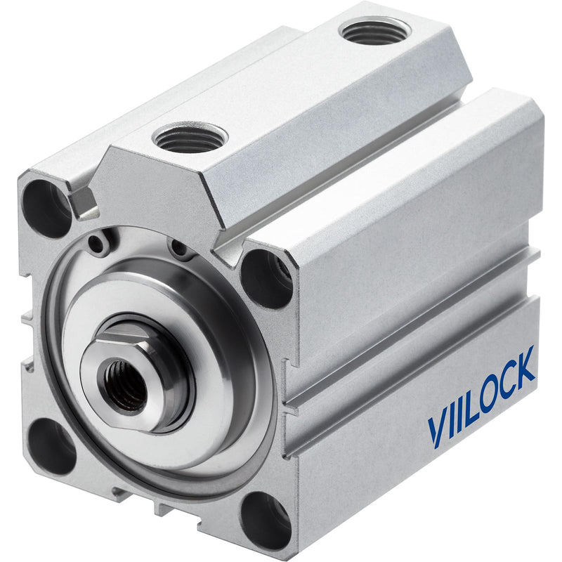 [Australia - AusPower] - Pneumatic Air Cylinder 50mm Bore 50mm Stroke, Thin Air Cylinder Double Action Hydraulic Cylinders SDA 50 X 50 50mm x 50mm 
